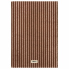 Tekla Fabrics Organic Terry Bath Mat in Rust Stripes 