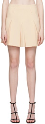 Beaufille Beige Konno Miniskirt