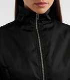 Alaïa Taffeta belted bomber jacket
