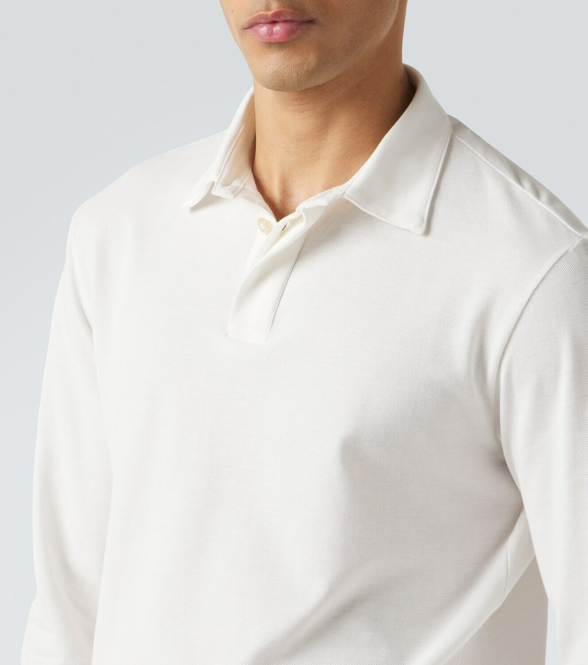 Eleventy Cotton piqué polo shirt