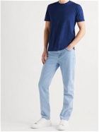 SUNSPEL - Riviera Mélange Organic Cotton-Jersey T-Shirt - Blue - S