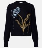 Erdem Intarsia wool and cotton sweater