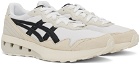 Asics White & Beige Jogger X81 Sneakers
