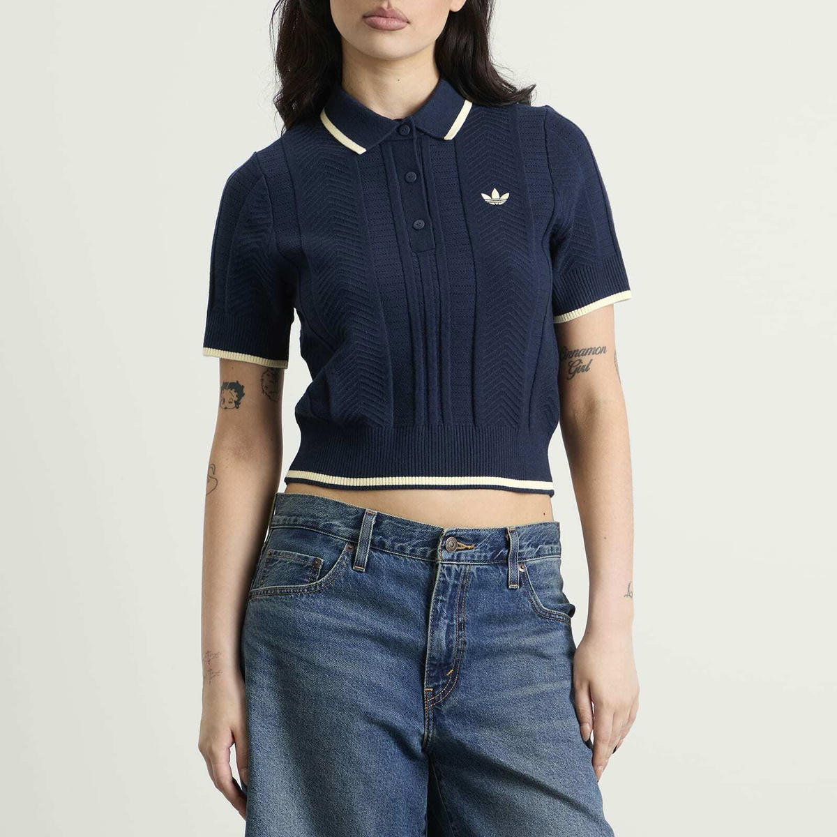 Adidas Women's Polo Shirt in Night Indigo