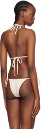 ÉTERNE Off-White Isla Bikini Top