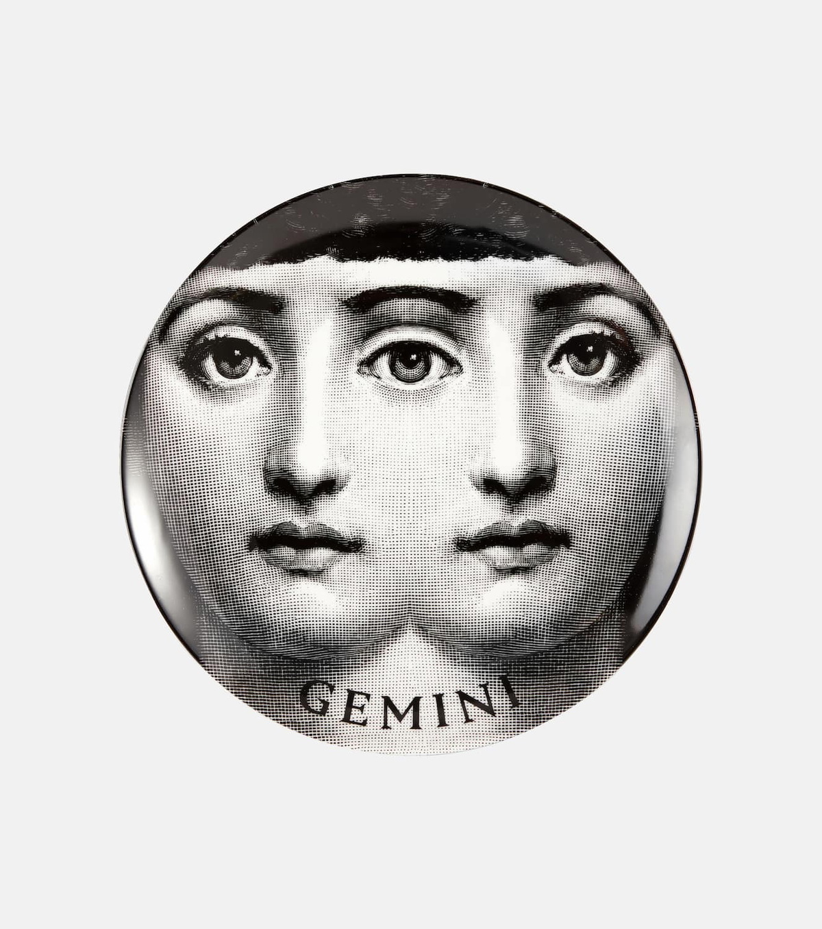 Fornasetti Tema E Variazioni N.350 Gemini wall plate