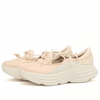 HOKA ONE ONE Women's Bondi Mary Jane Sneaker in Beech Wood/Stucco