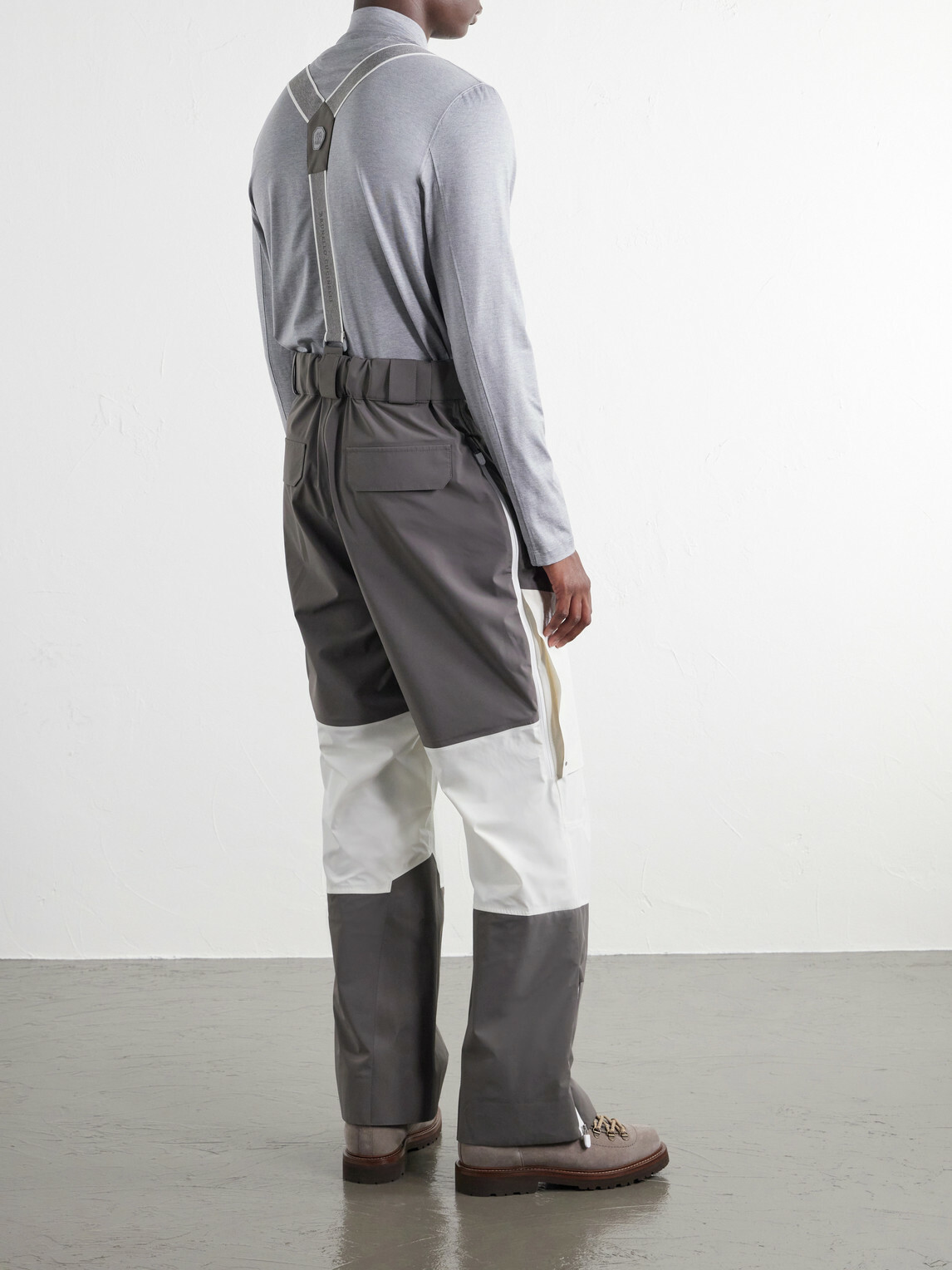 Brunello Cucinelli - Straight-Leg Panelled Shell Ski Pants - Gray