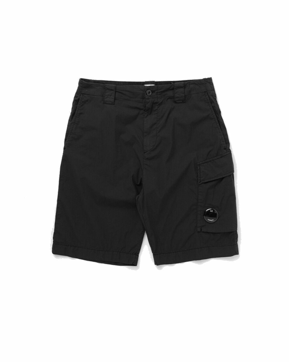 Photo: C.P. Company 50 Fili Stretch Utility Shorts Black - Mens - Cargo Shorts