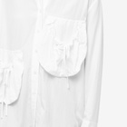 The Open Product Women's Patch Pocket Shirt in White