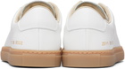 Common Projects White Achilles Low Profile Sneakers