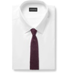 Ermenegildo Zegna - Slim-Fit Cotton-Jacquard Shirt - White