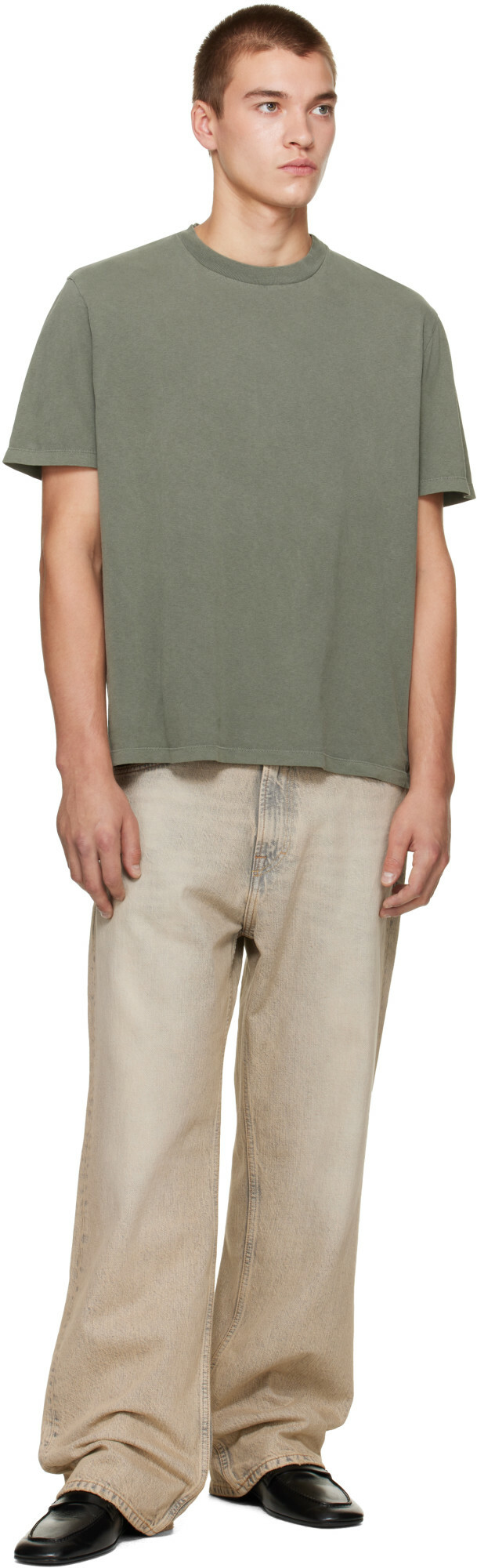 OUR LEGACY Khaki Box T-shirt