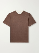 Eleventy - Linen T-Shirt - Brown