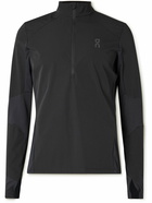 ON - Trail Breaker Mesh-Trimmed Stretch-Shell Jacket - Black