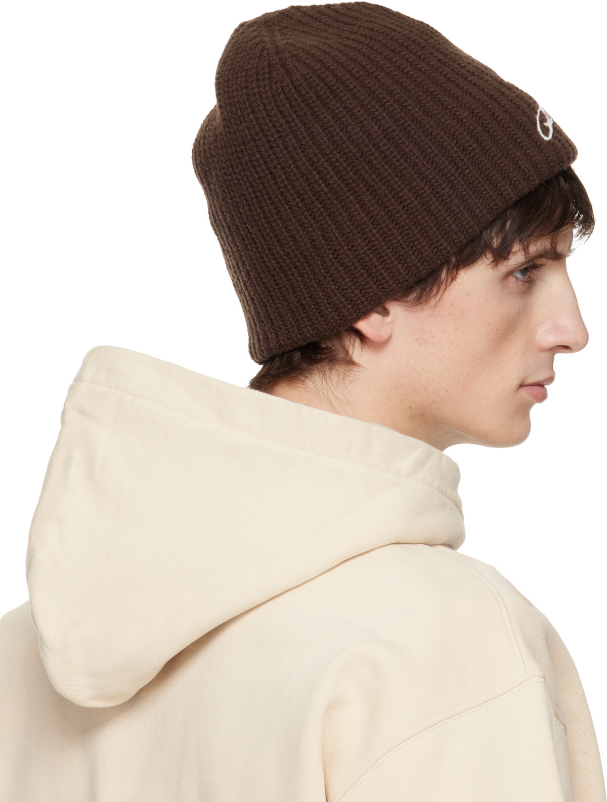 JACQUEMUS Brown 'The Espiral' Beanie