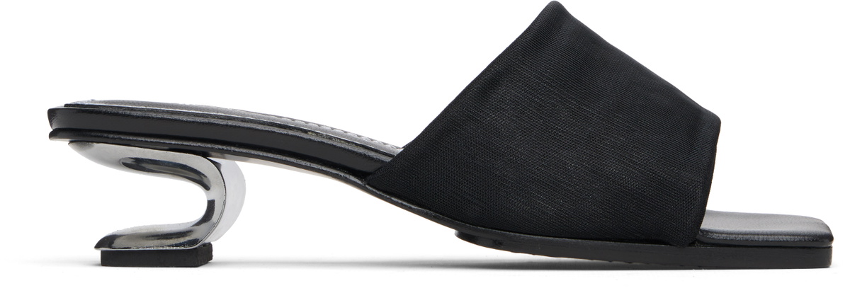 Nicole Saldaña Black Sarah Heeled Sandals
