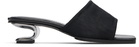 Nicole Saldaña Black Sarah Heeled Sandals