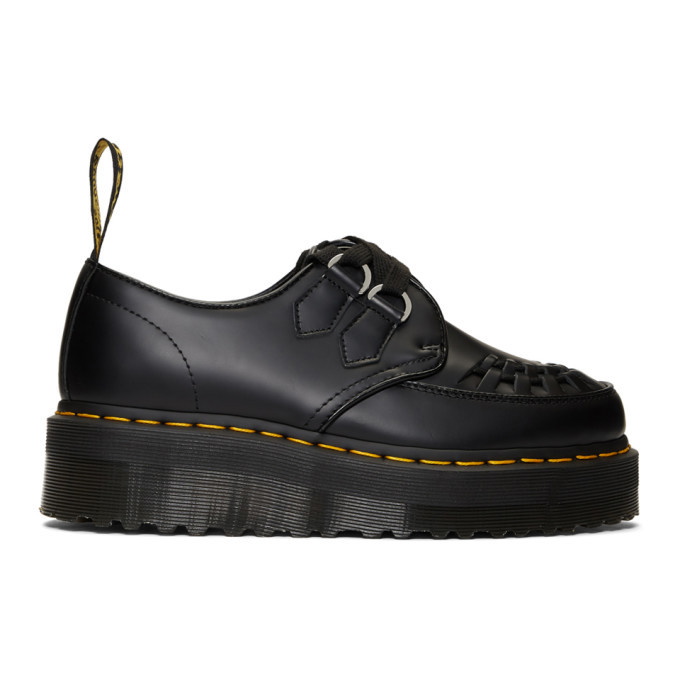 Photo: Dr. Martens Black Sidney Chunky Wedge Derbys