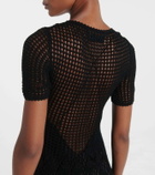 Nili Lotan Yoko crochet cotton midi dress