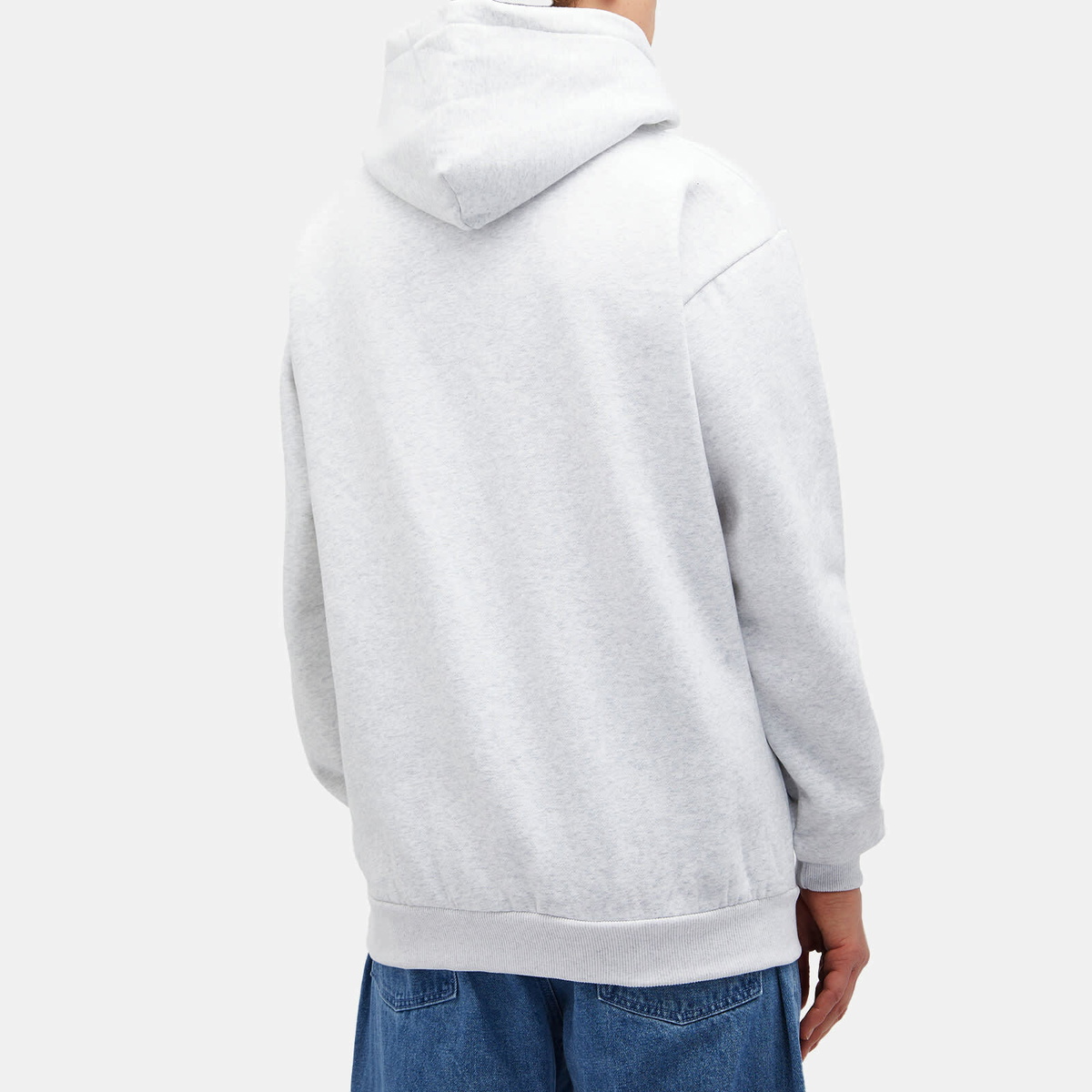 Lo-Fi Men's Broken Logo Hoodie in Ash