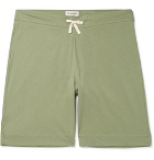 Oliver Spencer Loungewear - York Supima Cotton-Jersey Drawstring Shorts - Green