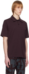 Dries Van Noten Purple Pocket Polo