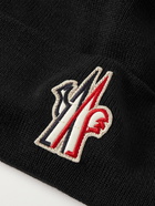 Moncler Grenoble - Logo-Appliquéd Ribbed Virgin Wool Beanie