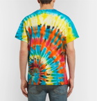 AMIRI - Logo-Print Tie-Dyed Cotton-Jersey T-Shirt - Multi