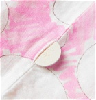 Folk - Daniel Johnston Camp-Collar Printed Linen Shirt - Pink