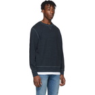 Levis Made and Crafted Blue Heather Crewneck Sweatshirt