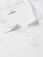 Onia - Slub Linen Polo Shirt - White