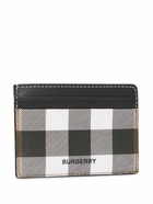 BURBERRY - Check Motif Credit Card Case