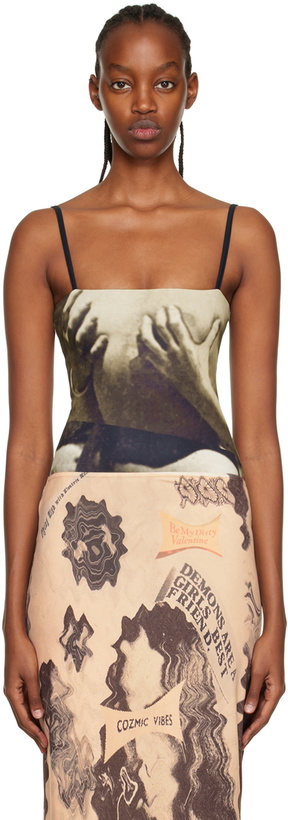 Photo: ELLISS SSENSE Exclusive Brown Grab My Body Too Bodysuit