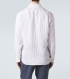 Brunello Cucinelli Striped linen shirt