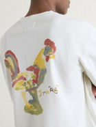 Drake's - Cockerel Printed Cotton-Jersey T-Shirt - White