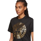 Versace Black Metallic Medusa T-Shirt