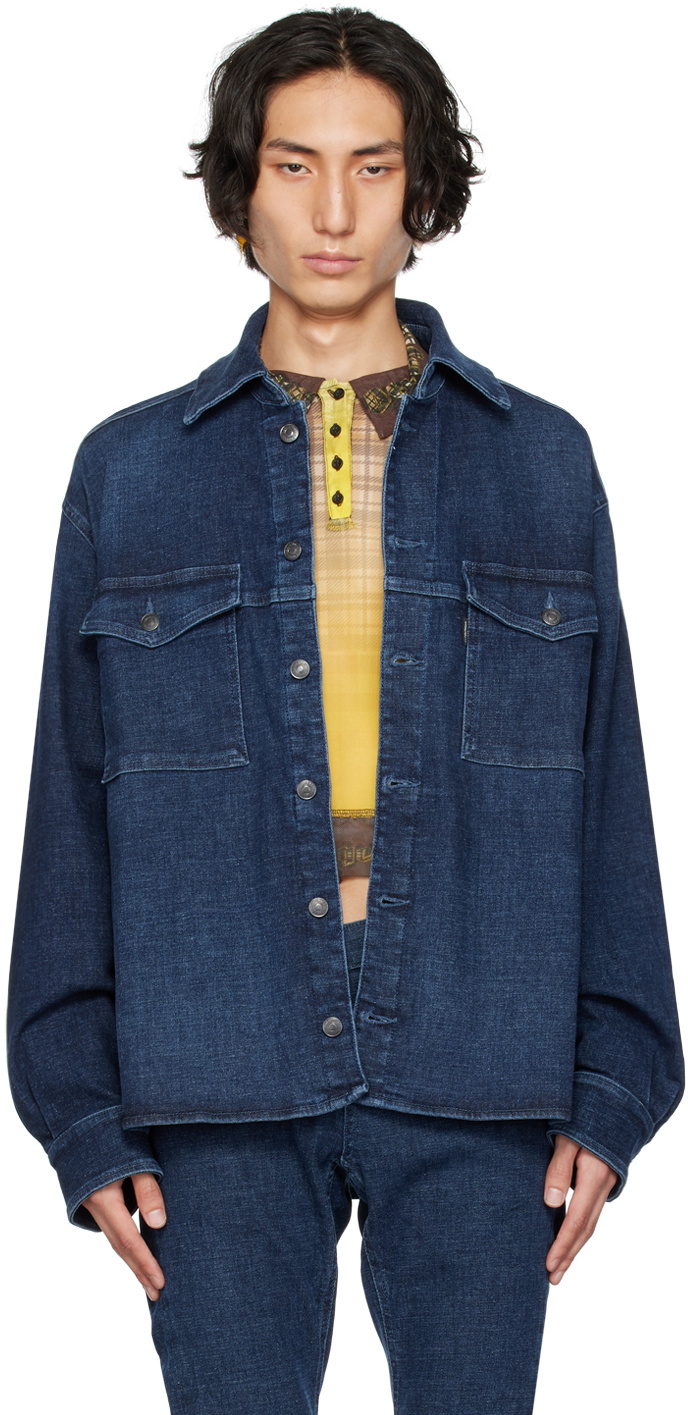 Ottolinger Blue Buttoned Denim Shirt