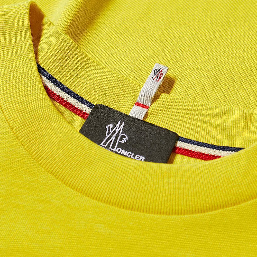 Yellow best sale moncler shirt