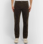 NN07 - Tapered Cotton-Blend Corduroy Trousers - Brown