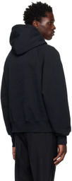 AMI Paris Black Paris Hoodie