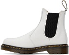 Dr. Martens White 2976 Chelsea Boots