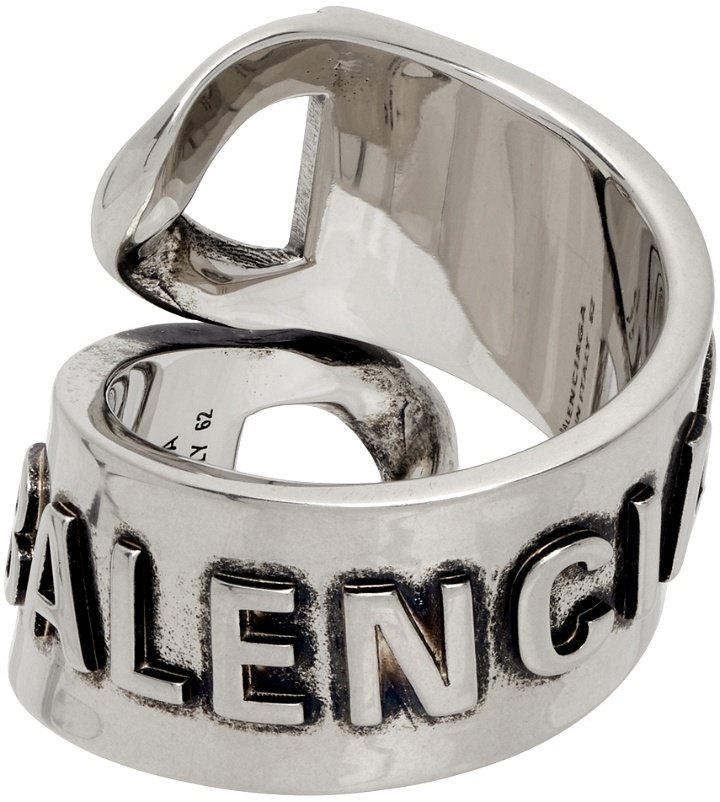 Photo: Balenciaga Silver Gourmette Ring