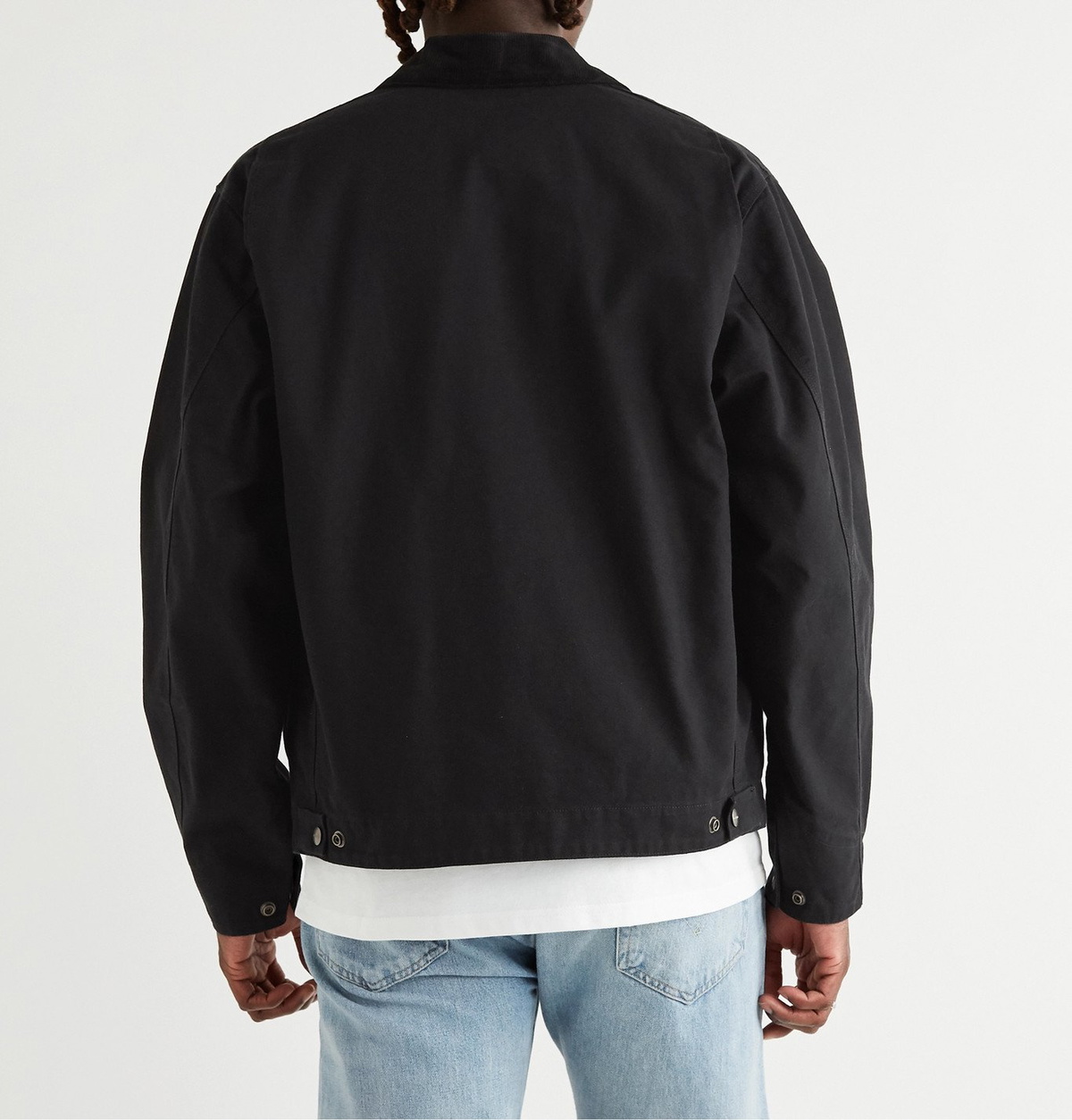 Carhartt WIP - Wacko Maria Corduroy-Trimmed Leopard-Print Cotton