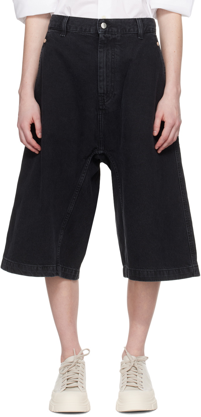 Sofie D'Hoore Black Pluto Denim Shorts