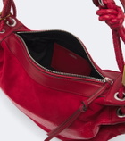 Isabel Marant Maia Medium suede and leather shoulder bag