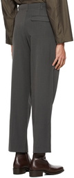 Lemaire Grey 2 Pleats Trousers