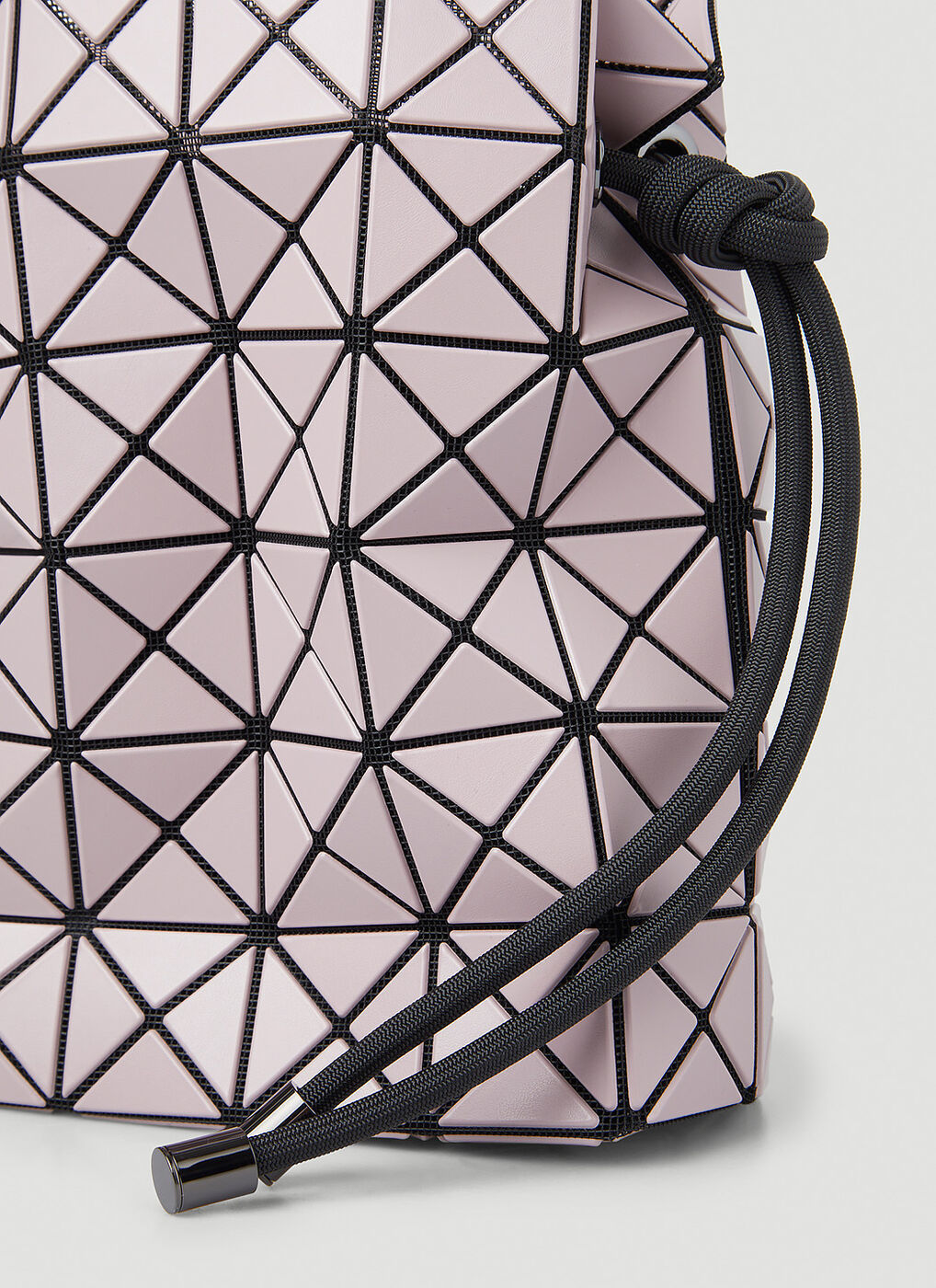 Bao Bao Issey Miyake Wring Geometric Drawstring Shoulder Bag in Pink