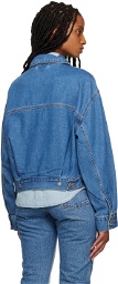 Levi's Blue Utility Baby Baggy Denim Jacket