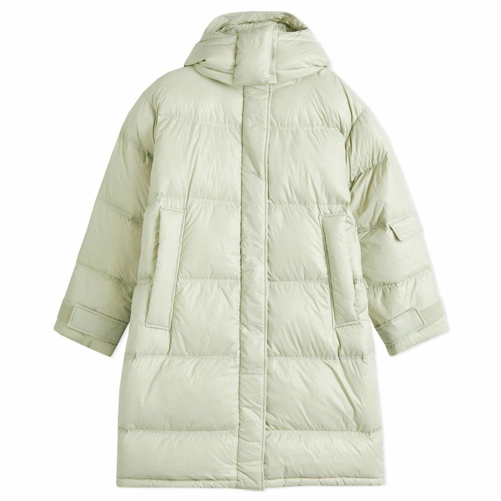 Long Puffer Puffer Coat Light Green Coat Womens Superdry Longline